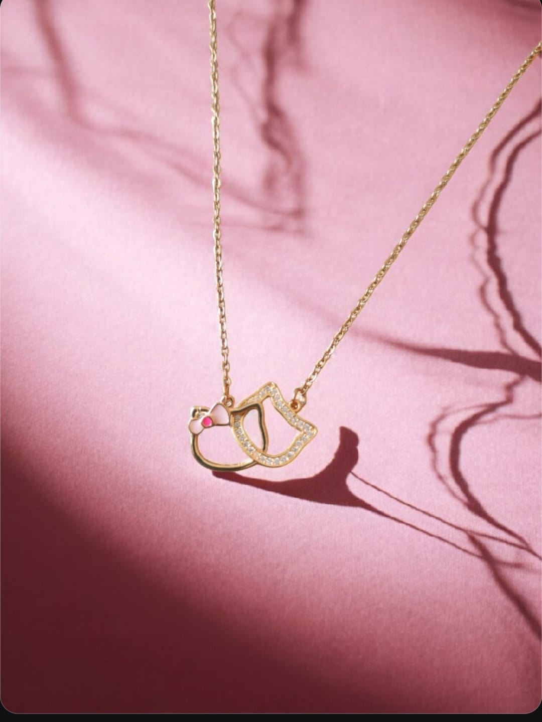 Hello Kitty Cute Pendent Chain Anti-Tarnish