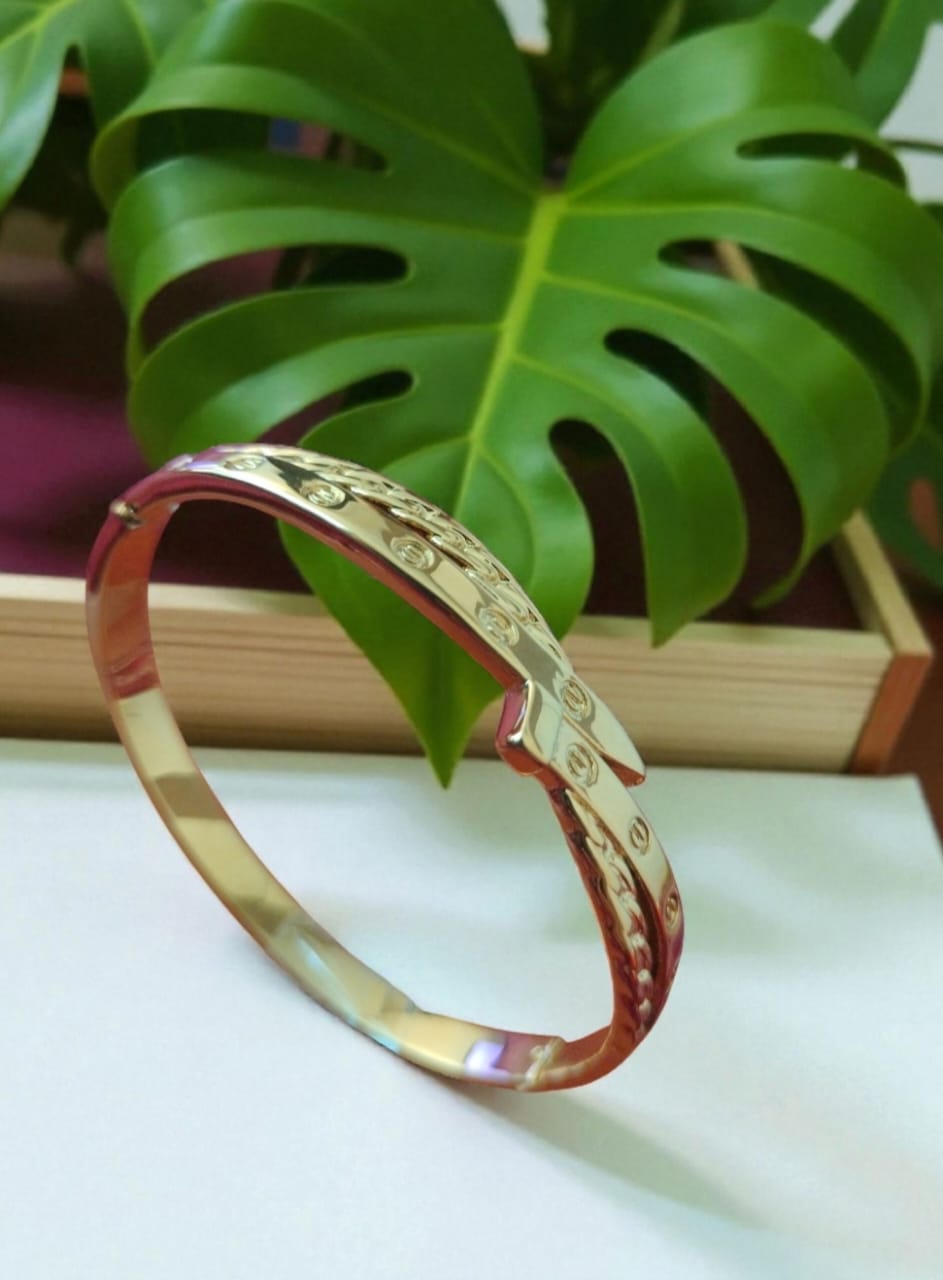Elegant Stainless Steel Cartier Kada|Bracelet, Daily|Party Wear