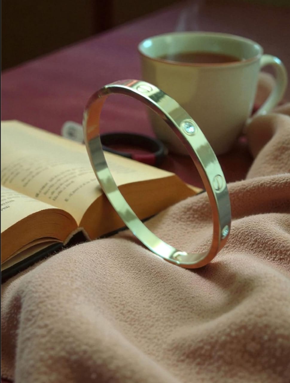 Gold-Toned Bracelet & Bangles Anti Tarnish
