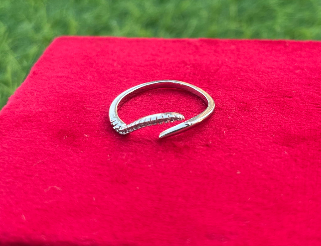 Elegant Silver Snake Ring, Anti Tarnish, Daily | Party Wear, Adjustable